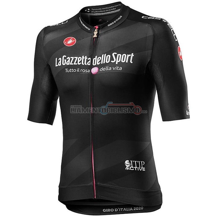 Abbigliamento Ciclismo Giro d'Italia Manica Corta 2020 Nero
